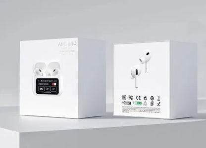 White A9 Pro ANC EarBuds with Screen | Bluetooth 5.4
