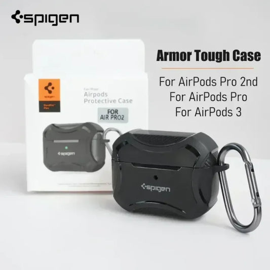 EarBuds Protective Case | Pro 2/Pro/Airpods 3 Full Protective Case with Metal Hook